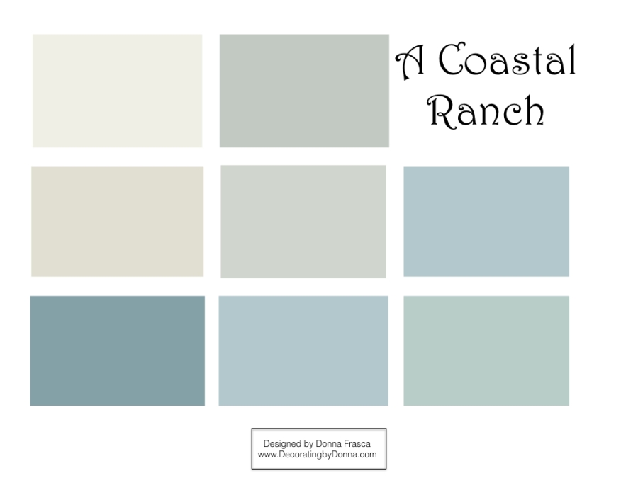 the best coastal colors for a ranch